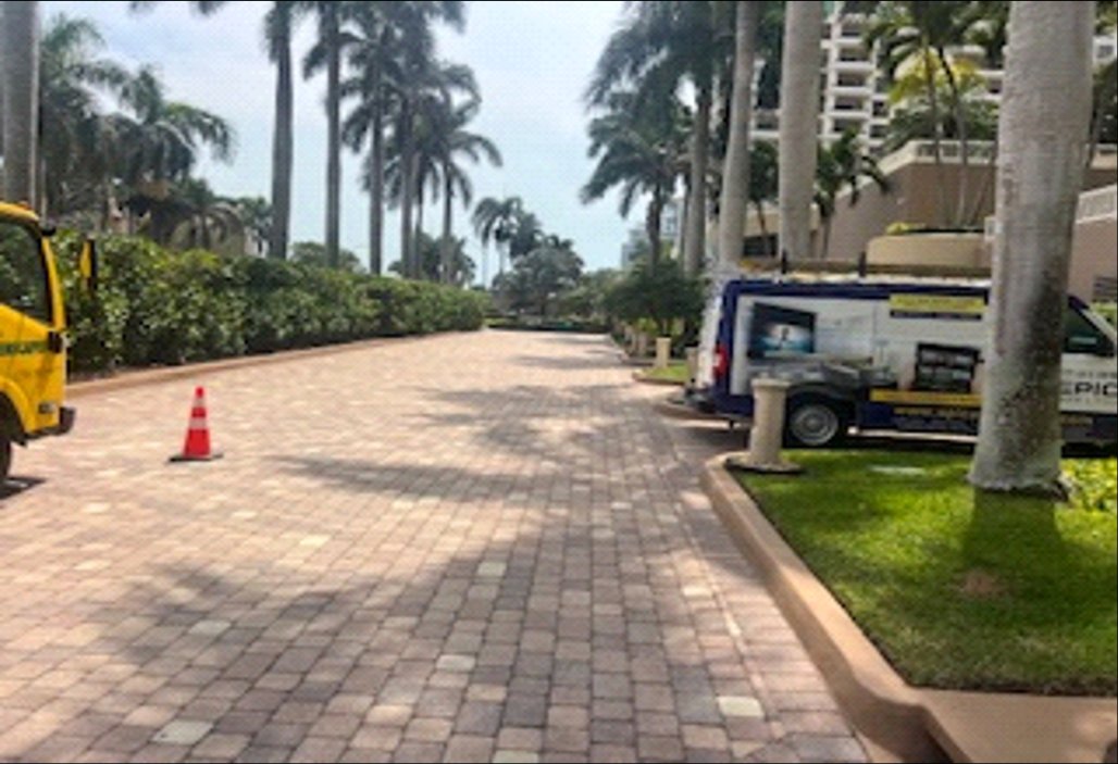 Keyestone commercial paver project